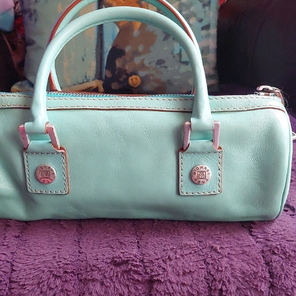Mint Green Leather Handbag - Picture 2 of 6
